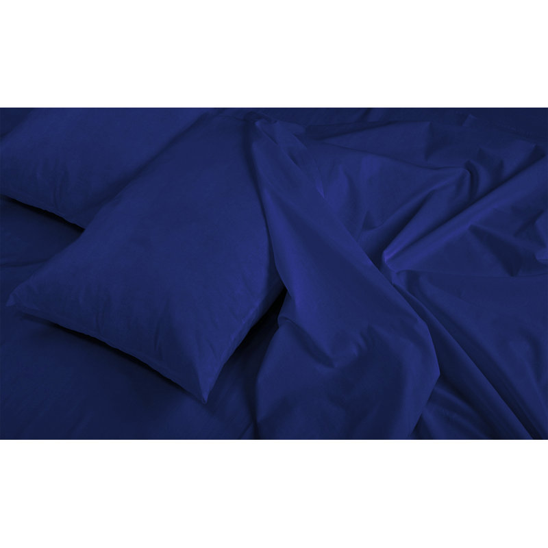 Signature Series Microfiber Sheet Set, Indigo, Twin XL Sheet Set + Fitted Sheet + 1 Pillowcase
