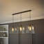 3 - Light Brushed Brass Pendant