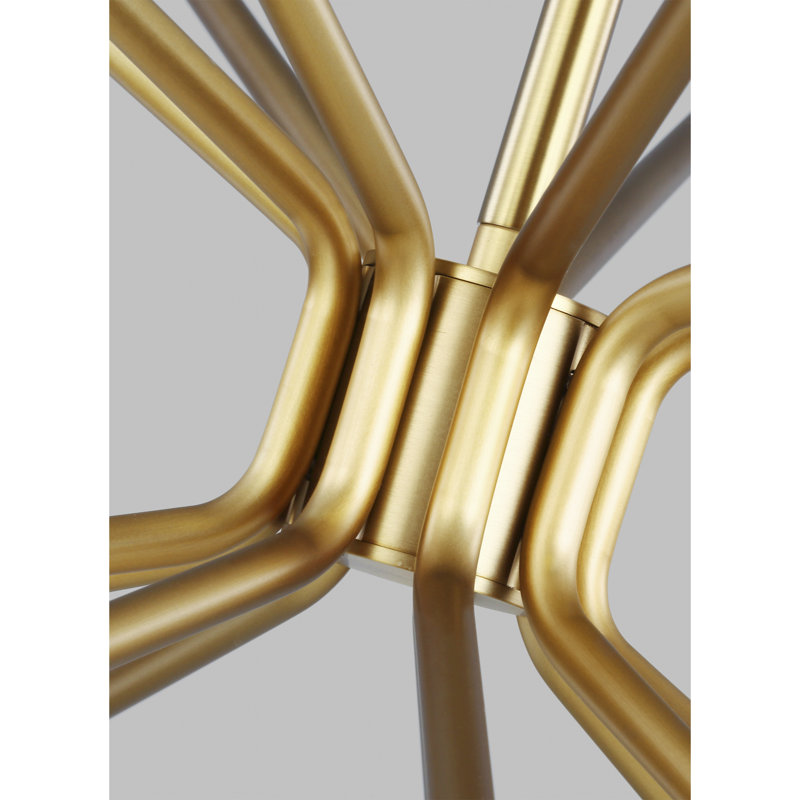 Lody 20 - Light LED Chandelier, Aged Brass