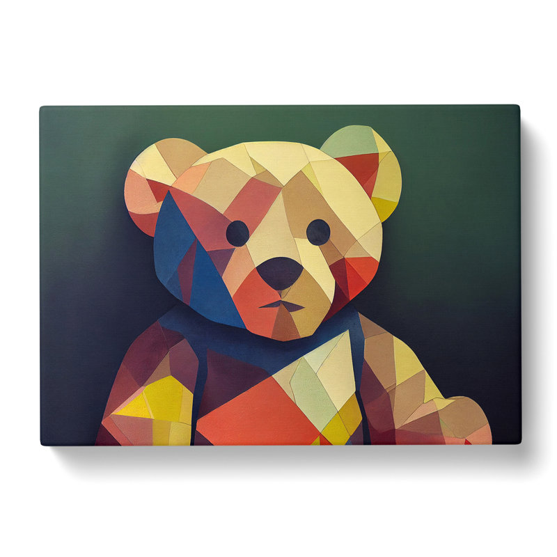Teddy Bear Abstract Vol.1 - Wrapped Canvas, 40cm H x 60cm W x 3cm D