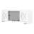 Beckie TV Stand for TVs up to 65" with Electric Fireplace Included