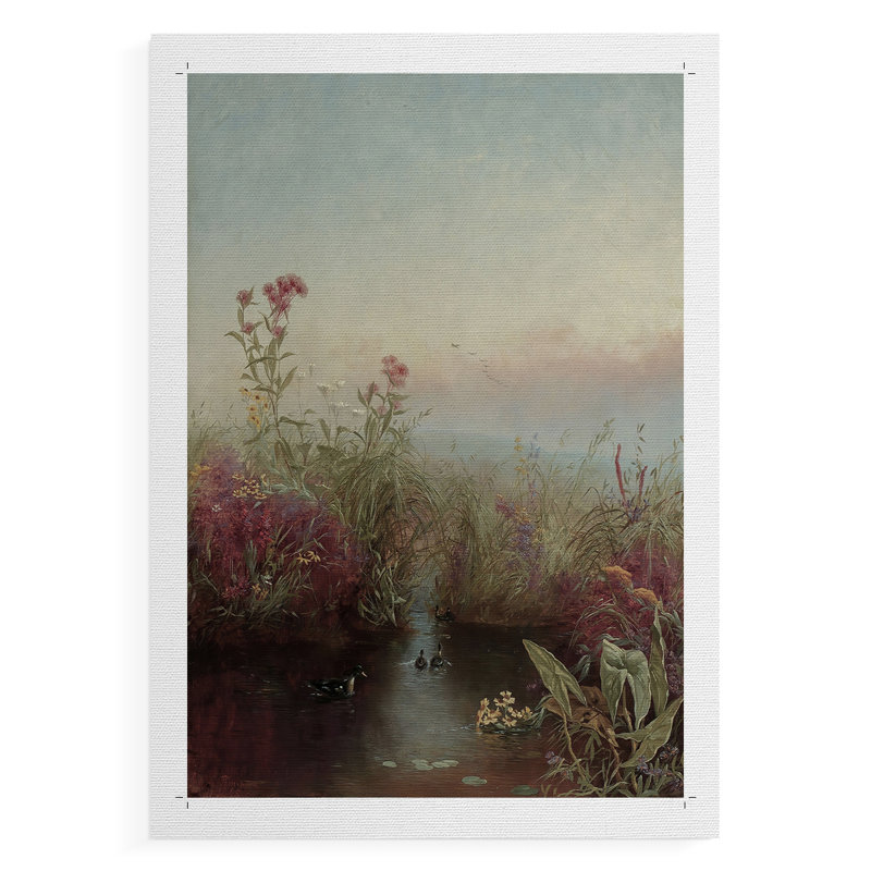 Paysage rétro CXVII - impression sur toile seulement - non encadrée, H 60 po x l 40 po