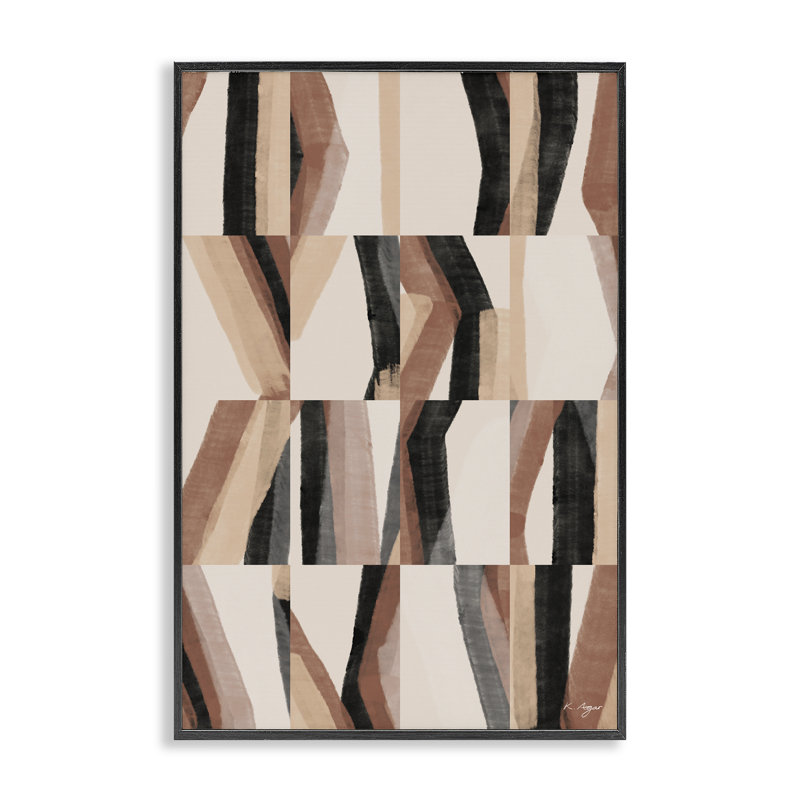 Estampe numérique neutre encadrée, conception par 1x, H 18 po x l 12 po, Giclée encadrée noir minuit