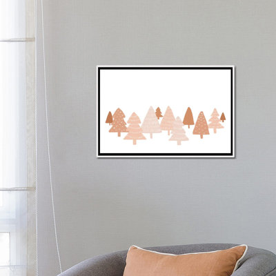 "Blush Winter Trees" par Orara studio, reproduction d’art