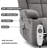 Manual Recliner Chair, Overstuffed Fabric Reclining Chair with Side Pockets & Steel Frame, 300LB-1131059246