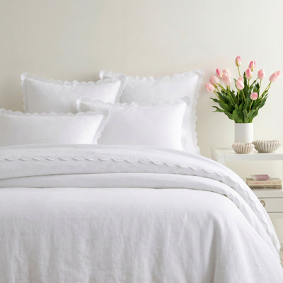 Airlie White Embroidered  Sham