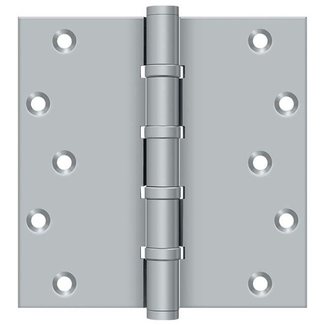 Charnières carrées 6 "x 6" Deltana DSB66BB26D, Chrome brossé