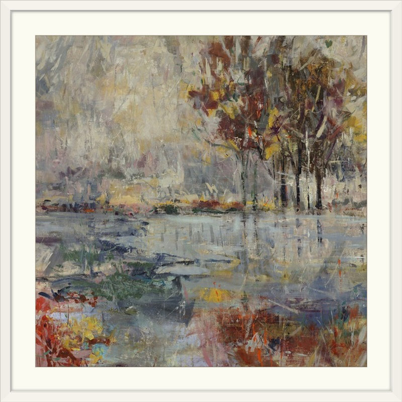 «Glass Lake», reproduction d'art de Drexton, H 16 po x l 16 po x P 1,5 po, Toile