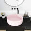 Lavabo de salle de bain en céramique - vasque artistique rose, 15,72 po x 4,57 po, céramique, simple à conserver, teinture 15,7 x 15,7 x 4,7 po, facile d'entretien-533815420
