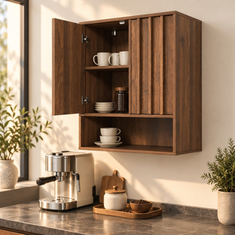 Armoire de rangement murale