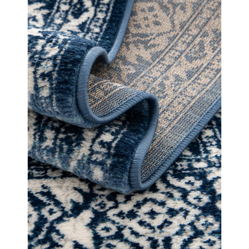 Mayvale Blue Rug, Square 3'3"