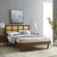 Grand lit plateforme avec pieds angulaires noirs Sidney Cane and Wood-1000349716-1000349715