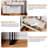 Adjustable-Length Vanity With LED Mirror, Modern Makeup Table With Storage Drawers For Bedroom, Dorm And Small Spaces