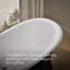 Artifacts® 66" x 33" Freestanding Bath with Iron Black Exterior-1633427181