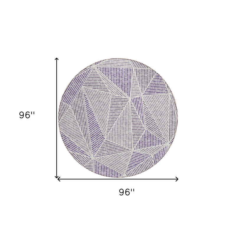 Tapis rond 8 po