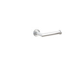 Emtek Modern Tubular Paper Holder - Single Post w/ Small Regular Rosette