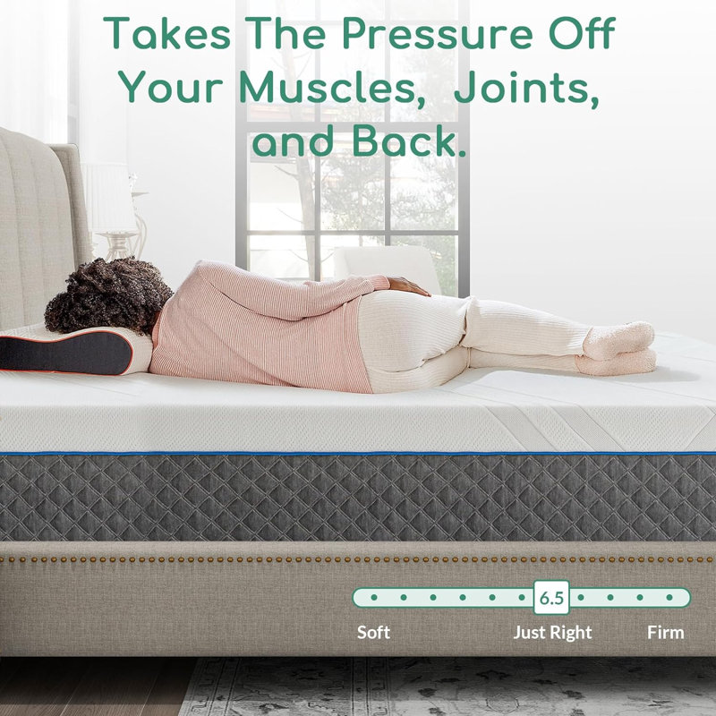 Alwyn Home 12" Medium Memory Foam Mattress IN A Box, King