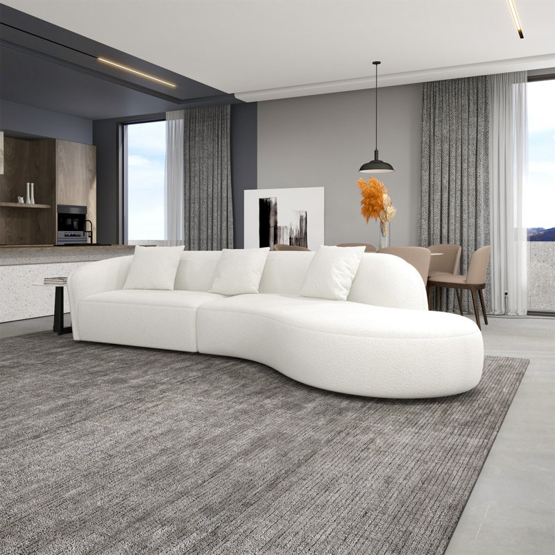 Canapé modulaire Elijah, H 28 po x l 126 po x P 40,9 po