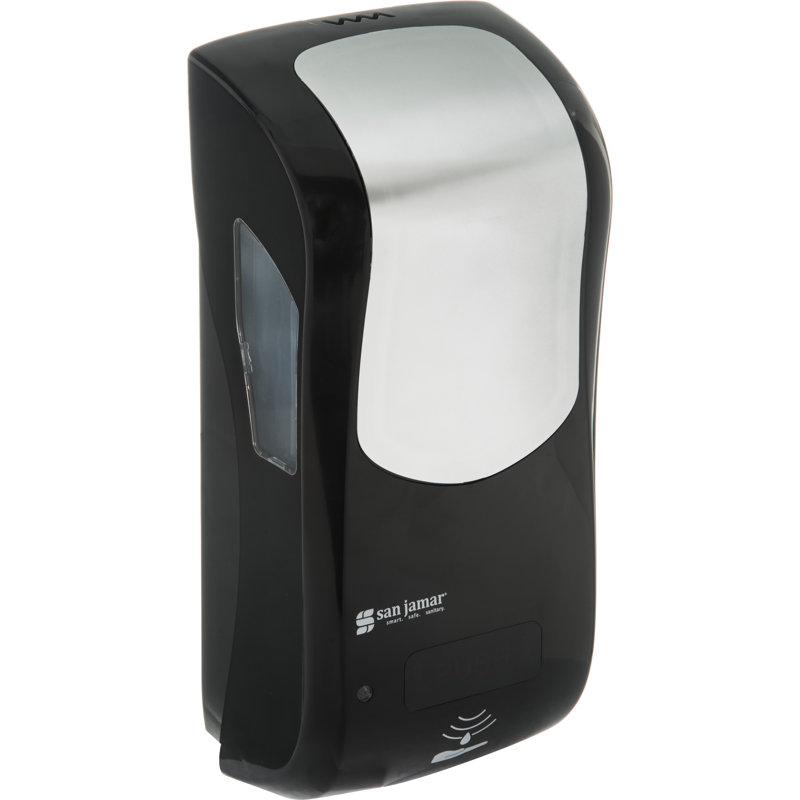Soap Dispenser, Black/Stainless Steel