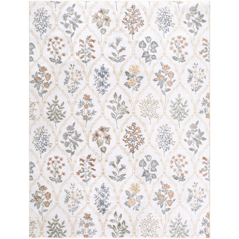 Tulip Machine Woven Rug, Rectangle 7'10" x 10'
