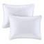 Courtepointe 3 pièces blanche double / grand - réversible avec rembourrage en coton, microfibre douce, améliore l'hygiène de la literie pour une chambre à coucher impeccable