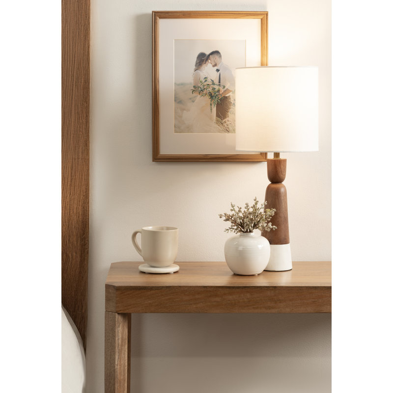 Ceallach Modern Hourglass Bedside Table Lamp