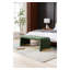 Repose-pieds rembourré en tissu Dant Boucle-1729677950