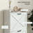 Slim Shoe Cabinet For Entryway, Farmhouse Hidden Shoe Storage Cabinet With 2 Flip Drawers And Adjustable Shelves For 8 Pairs Of Shoes, Distressed