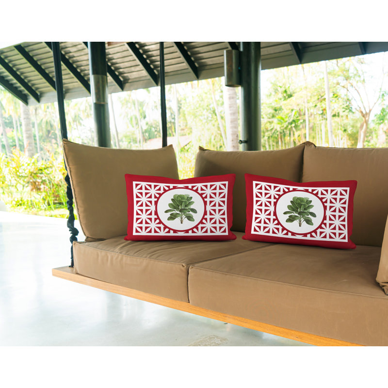  Coussin intérieur / extérieur Lumbar, Rouge