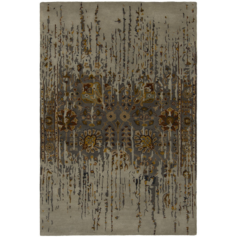 Spring Brown Area Rug, 5' x 7'6"