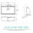Drop In Waterfall Kitchen Sink - 33X22" White Composite Granite Quartz Single Bowl Workstation Kitchen Sink With Pull-Out Faucet