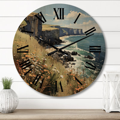 Onasander Solid Wood Wall Clock