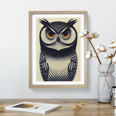 The Wild Owl - Single Picture Frame Print