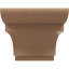 New Brighton cèdre brut grain de bois TimberThane Corbel, apprêté brun clair-88292361