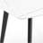 Porcelain Dining Table White 70"