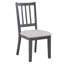 Nunam 18.5" wide Contemporary Solid Wood Smooth Surface Upholstered Dining Side Chair