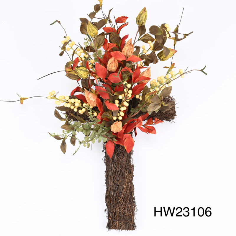 Couronne de fleurs 12 po Gaudencio