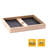 Weather Resistant Pole Tray Bird Feeder