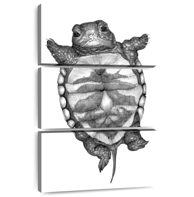 Brampt Little Turtle, 74" H x 48" W