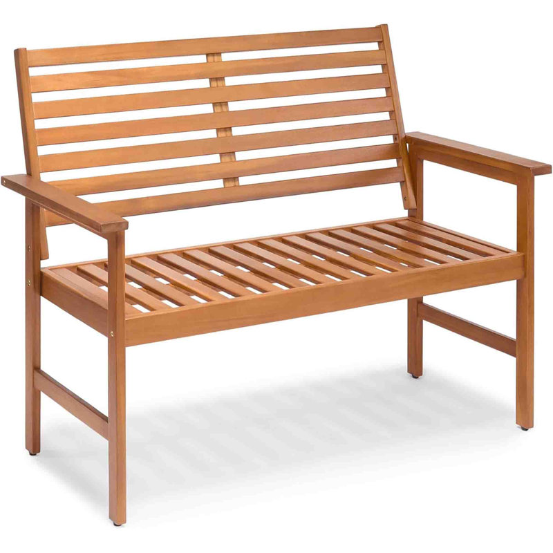 Solid Wood Outdoor Bench