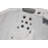 Luxury Spas 240 Volt 3 Person Acrylic Rectangle Standard (Hardwired) Hot Tub in Gray