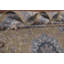 Tapis vert floral traditionnel 6 x 9