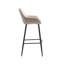 Upholstered Counter Stool with Metal Frame-93548836