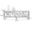 Pine TV Stand with Storage Cabinets-1622144418
