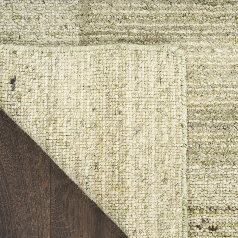 Calvin Klein CK082 Ridge 2' x 3' Sage Ivory Farmhouse Indoor Rug, Sage Ivory, Rectangle 2' x 3'