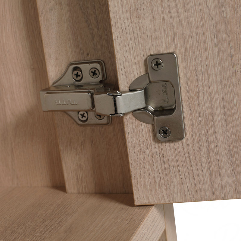 Meuble-lavabo autoportant avec 2 portes d'armoire à fermeture en douceur ((Kd-Packing), seulement meuble-lavabo sans comptoir