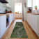 Premium Machine Washable Cerrito AMF555 Green Rug