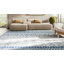 Tapis bleu marine / ivoire Sturdivant-99767326