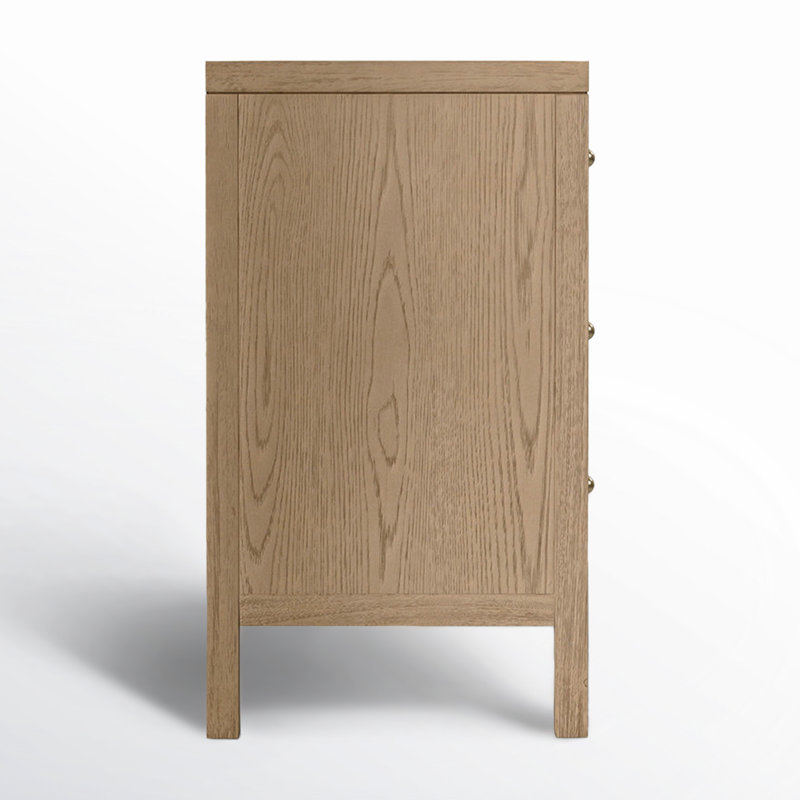 Nora 6-Drawer Dresser, Light Oak