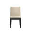 Ensemble de 2 chaises de salle à manger rembourrées Froja Beige